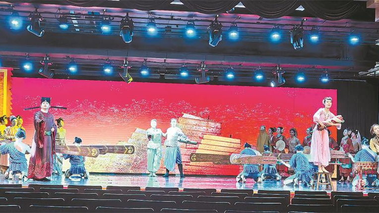 我省经典舞剧《丝海梦寻》惊艳泰国